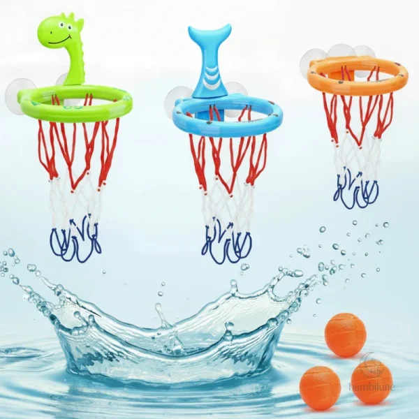 BathBounce – Set de jeu de basket-ball pour baignoire