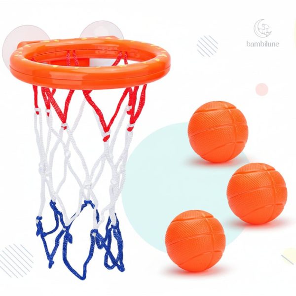 Set de basket-ball coloré pour baignoire