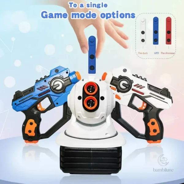 Jeu de laser tag adapté aux enfants de 3 à 4 ans