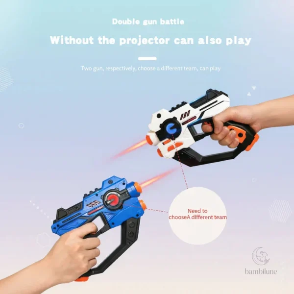 Set de laser tag pour s'amuser en toute sécurité