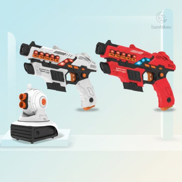 Expérience de jeu laser pour les tout-petits