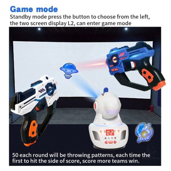 Laser tag amusant pour les enfants de 3 à 4 ans