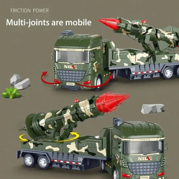 Véhicule militaire jouet stimulant pour l'imagination des enfants