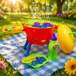 Activité ludique de bulles pour enfants de 3 à 4 ans