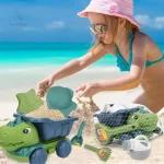 Beach Dino Set pour construire des châteaux de sable