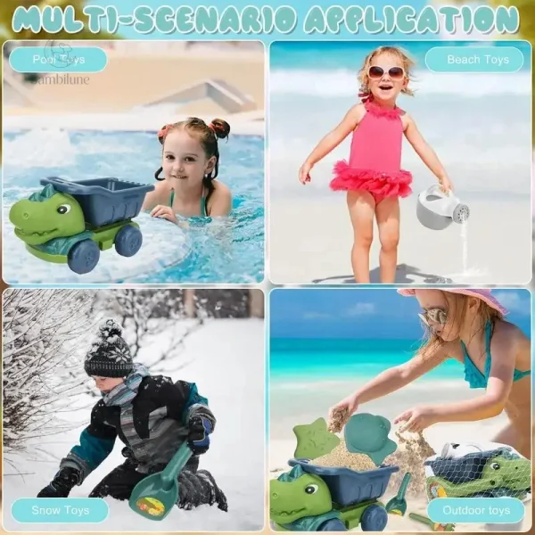 Jouet de plage pour enfants avec thème dinosaure