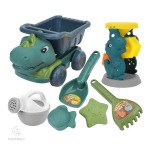 Moment de jeu en extérieur avec le Beach Dino Set