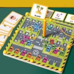 Jeu de réflexion en bois pour les tout-petits