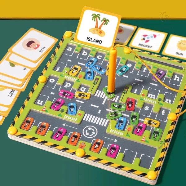 Jeu de réflexion en bois pour les tout-petits