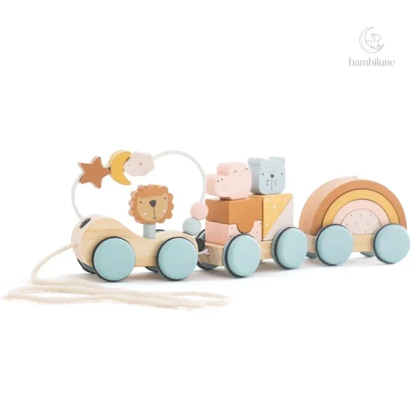Bead Tracks - Jeu de perles en bois pour enfants de 1 à 2 ans