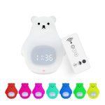 Réveil ourson mignon avec fonction veilleuse pour enfants