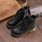 Bottes militaires pour enfants, style robuste et pratique