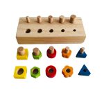 Puzzle d'ajustement Bolt Board pour enfants de 3 à 4 ans