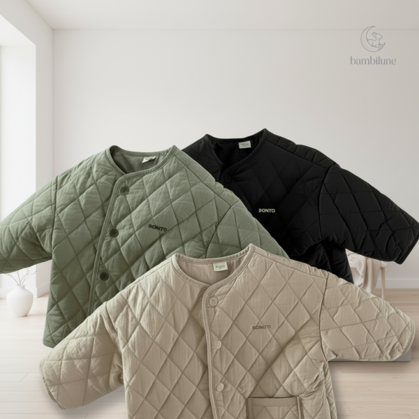 Veste matelassée BonitoWear pour enfants, confortable et chaud