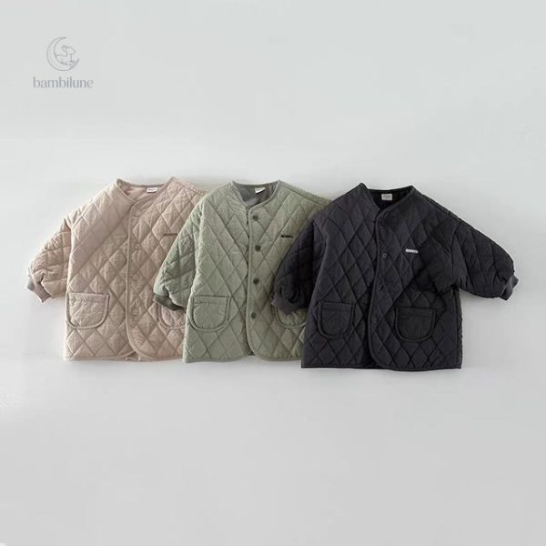Veste matelassée pour enfants, design confortable et tendance