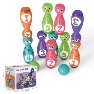 Jeu de bowling coloré pour enfants de 4 à 5 ans