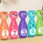 Set de bowling joyeux pour les activités en famille