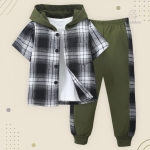Vêtements confortables à motifs pour garçons, chic et décontracté