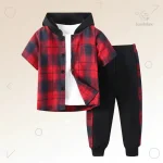 Vêtements enfants à motifs check, pratique et tendance