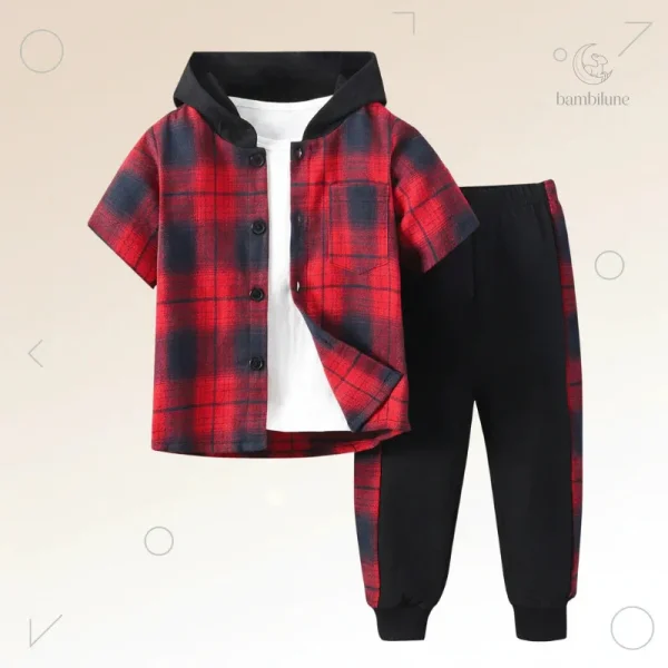 Vêtements enfants à motifs check, pratique et tendance