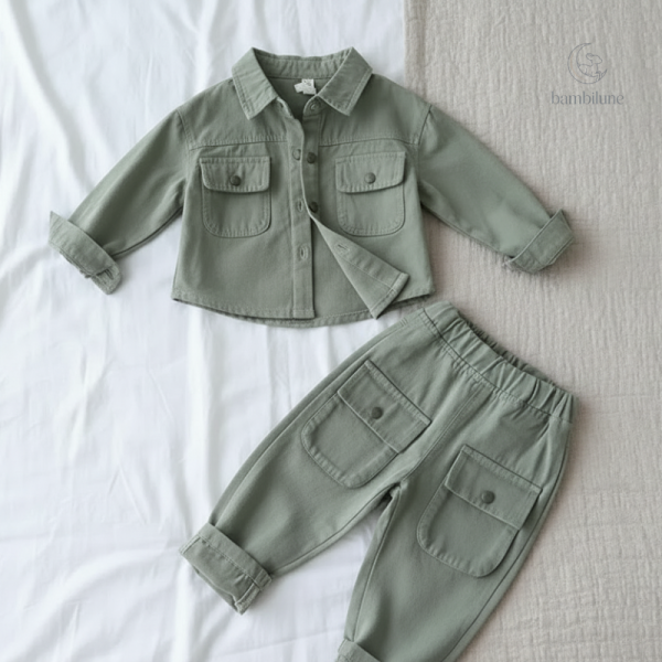 Vêtements garçons : ensemble tendance et pratique