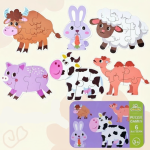 Jeu éducatif en bois pour éveiller l'imagination