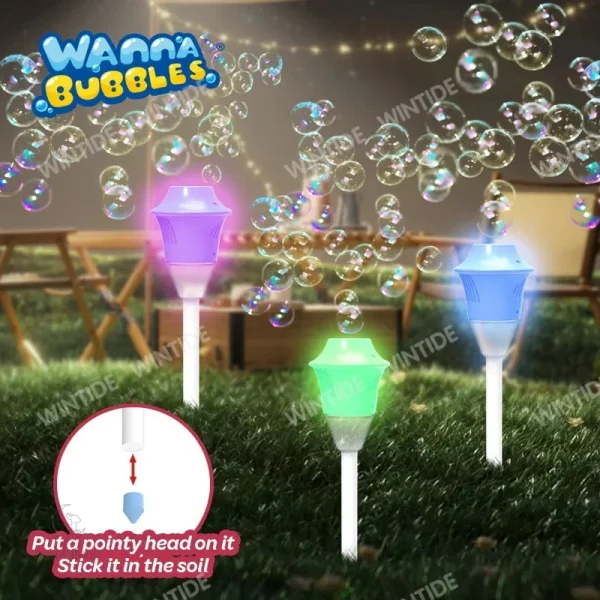 Lampe colorée à bulles pour le divertissement enfantin