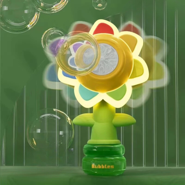 Machine à bulles de fleurs magiques pour enfants