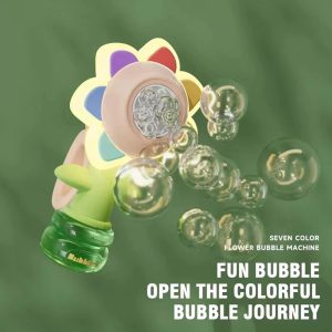 Souffleur de bulles colorées adapté aux tout-petits