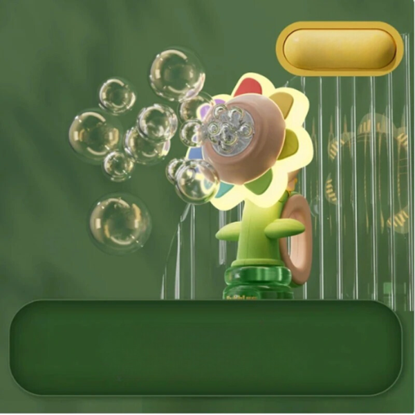 Distributeur de bulles de fleurs pour jeux extérieurs