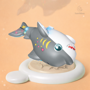 Boule à bulles ludique en forme de requin pour enfants