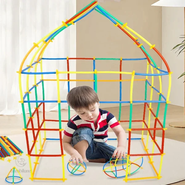 Connecteurs colorés pour encourager la créativité des tout-petits