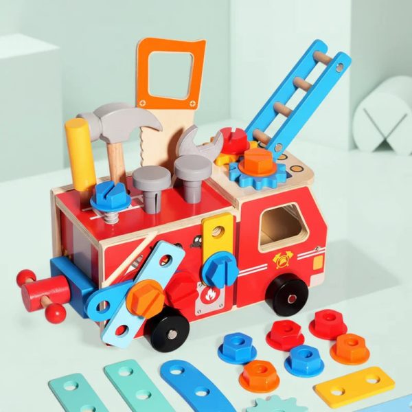 BuildRescue camion de pompiers pour jeux imaginatifs