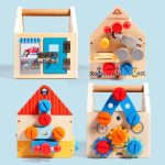 Jouet éducatif en bois pour découvrir et apprendre