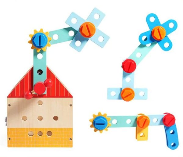 Jouet en bois pour stimuler la curiosité des tout-petits