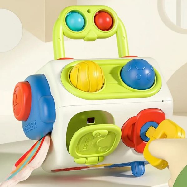 Cube éducatif interactif pour enfants de 1 à 2 ans