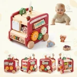 BusyRide – Bus d'activités Montessori en bois
