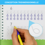 Outil d'apprentissage précoce pour la calligraphie enfantine