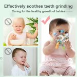 Jouet de dentition 3 en 1 pour bébés de 0 à 1 an