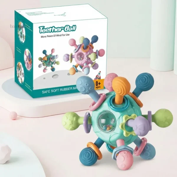 Accessoire de jeu en silicone pour enfants de 0 à 1 an