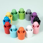 Jeu éducatif en bois pour l'apprentissage des couleurs