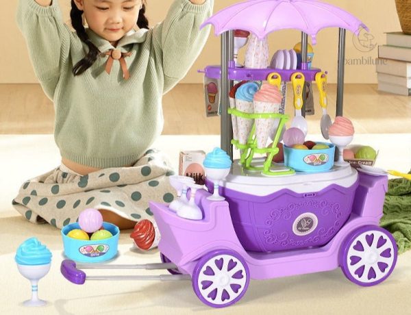 Candy Cart™ avec accessoires de jeu colorés