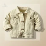 Veste en jean confortable pour enfants actifs