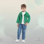 Veste en jean pour les petits aventuriers