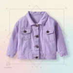 Veste décontractée en denim pour enfants