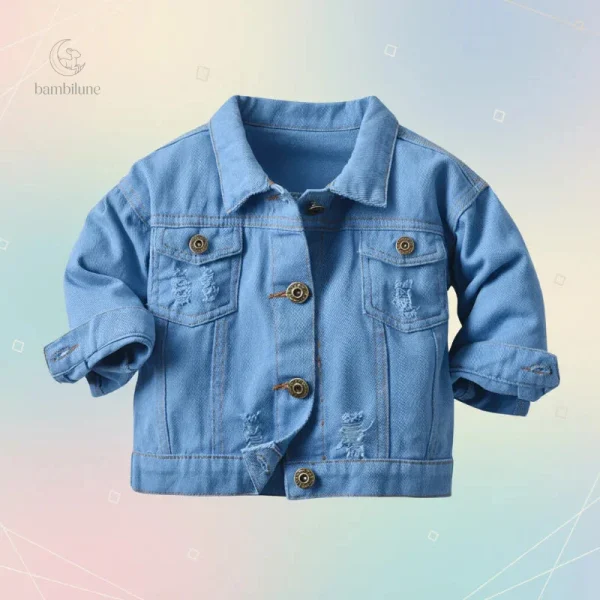 Veste en jean pour look tendance enfant