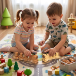 Jouet train capybara mignon pour enfants de 1 à 2 ans