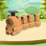 Jouet train capybara, idéal pour le développement des enfants
