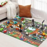 Tapis de jeu magique pour enfants - Ville et circulation