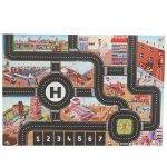Tapis de jeu sur le thème de la ville pour petits explorateurs